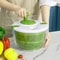Multi-Use Lettuce Spinner, Salad Spinner Vegetable Washer, Dryer Drainer Strainer with Bowl Colander