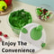 Multi-Use Lettuce Spinner, Salad Spinner Vegetable Washer, Dryer Drainer Strainer with Bowl Colander