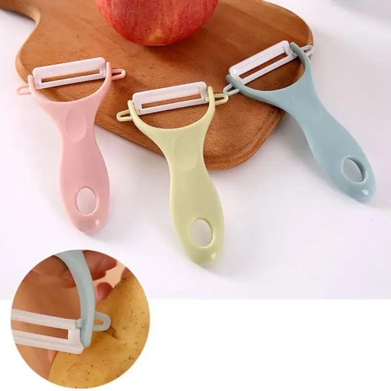 Vegetable Peeler With Ceramic Blade Fruit Knife SkinPeel Ceramic Kitchen Accessories 0
