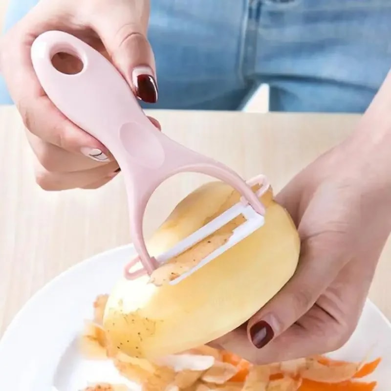 Vegetable Peeler With Ceramic Blade Fruit Knife SkinPeel Ceramic Kitchen Accessories 5