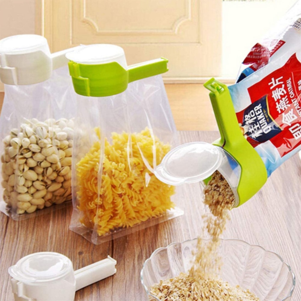 Plastic Bag Clip, Multifunctional Sealing Clip for Food Storage, Tea Moisture Prevention