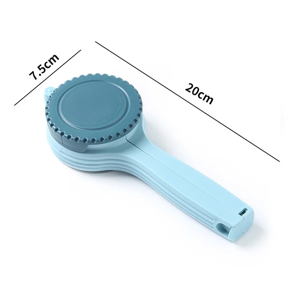 Mini Food Sealer Clip Reusable Bag Clip For Snacks Fresh Food Storage With Cap Type Spray Nozzle 2