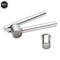 Handpressed Stainless Steel Garlic Press Ginger Artifact Potato Masher 2