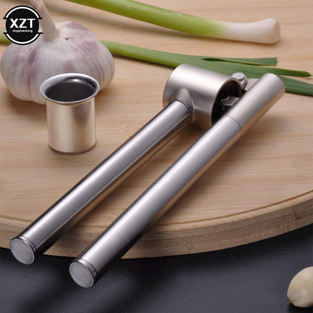 Handpressed Stainless Steel Garlic Press Ginger Artifact Potato Masher 4