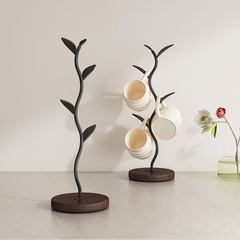 Decorative Cup Holder, Tree-shaped Shelf for Living Room, Kitchen, Entrance Storage
