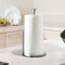 Steady Paper Roll Holder, Paper Towel Holder Countertop, Weighted Paper Towel Stand for Kitchen Bathroom