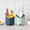 Double Layer Cutlery Holder Tableware Drain Rack Spoon Fork Chopstick Organizer