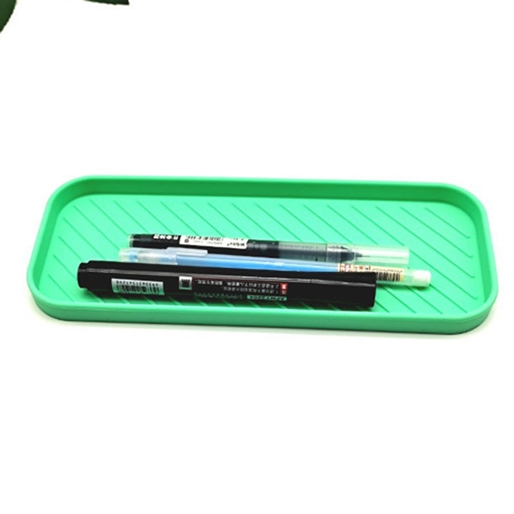 Silicone Slink Organizer Tray for Bathroom, Simple Silicone Sponge Holder, Soap Dispenser