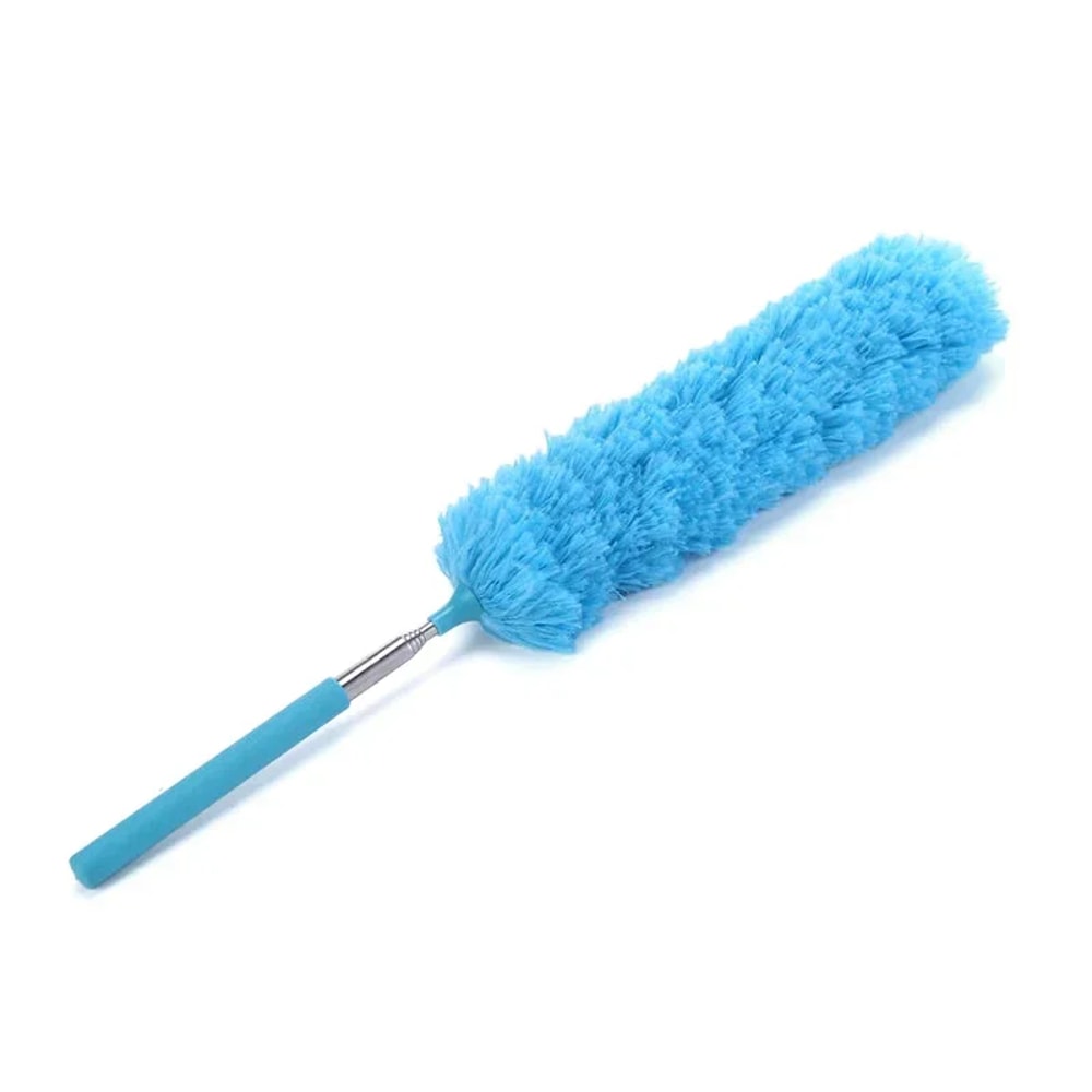 Microfiber Dust Brush Dust Duster Telescopic Flexible Household Cleaning Tool Stainless Steel Feath 7
