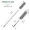 Microfiber Dust Brush Dust Duster Telescopic Flexible Household Cleaning Tool Stainless Steel Feath 5