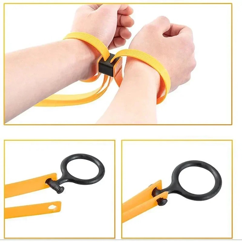Disposable Cable Tie Tactical Strap Police Gear Cosplay Handcuffs 3