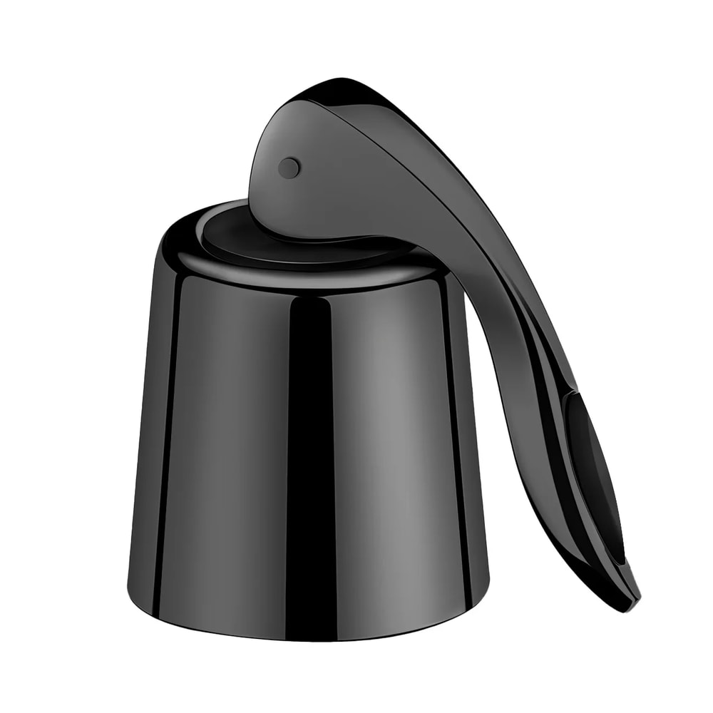Champagne Sparkling Stopper Bar Tools Black Alloy Sealing Bottle Cap 6