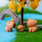 Mini Action Figures Figurine, Capybara Simulation Animals Model for Home Decoration Gift, Unique Home Ornament