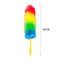 Bendable Plastic Handle Dusting Tool, Anti Static Rainbow Color Feather Duster