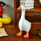 Resin Decorative Figurine, Cute Magnetic Goose Key Holder, Strong Magnet for Home Entryway Organizer