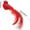 Clip-On Cardinals, Artificial Red Birds, Feathered Christmas Tree Ornaments for Garden and Holiday Decor