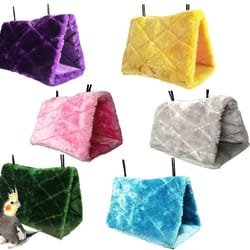 hanging cave for sleeping and hatching cage decoration, pet bird parrot cages warm hammock