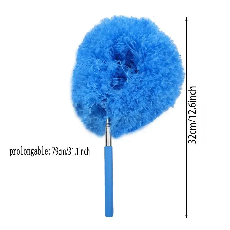 Ceiling Fan Duster with Extension Pole, Long Handle Microfiber Duster for Hard-to-Reach Areas
