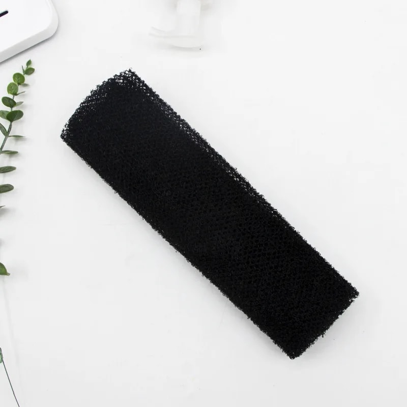 Exfoliating Mesh African Net Bath Sponge, Lightweight Long Strip Shower Scrubber, Water-absorbent Quick Foaming Towel