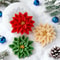 Holly Silicone Mold for Resin, Heat-Resistant DIY Christmas Gypsum Candle Mould Flower