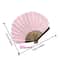 Mini Shell Fan Creative Retro Folding Hand Heat Protection Cotton Linen Cloth Handheld Fan For Wome 5