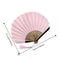 Mini Shell Fan Creative Retro Folding Hand Heat Protection Cotton Linen Cloth Handheld Fan For Wome 5