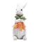 Resin Rabbit Easter Decorations, Hand-Painted with Carrots & Egg