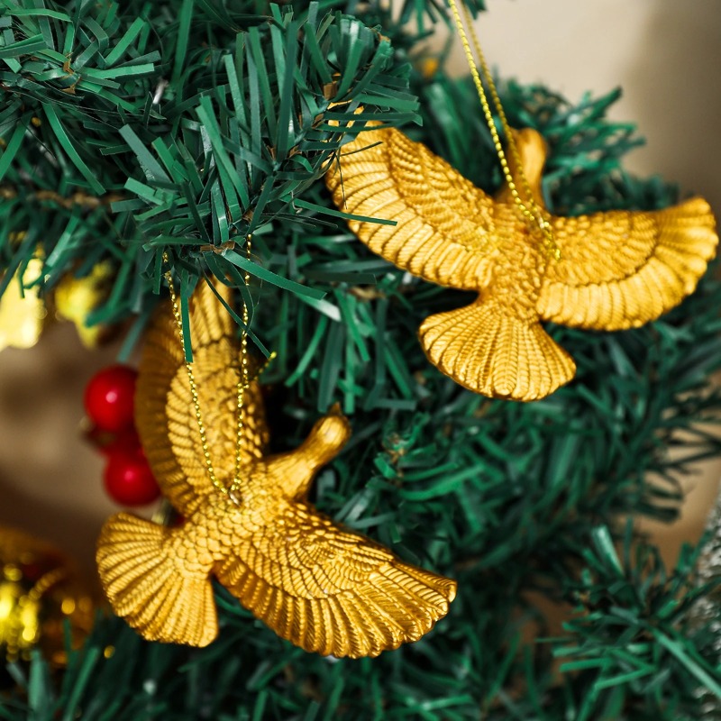 Cute New Year Tree Decor For Home Office Party Wedding Gift Friendship Doves Christmas Ornament 2