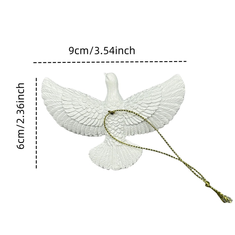 Cute New Year Tree Decor For Home Office Party Wedding Gift Friendship Doves Christmas Ornament 6