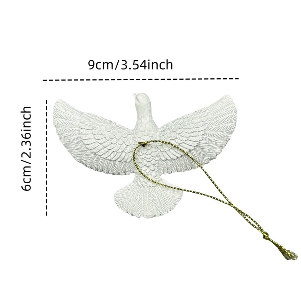 Cute New Year Tree Decor For Home Office Party Wedding Gift Friendship Doves Christmas Ornament 5