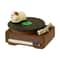 DIY Dollhouse Decoration Miniature Props Grocery Record Player Cat Gramophone 5