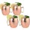 Hammered Copper Moscow Mule Mug Cocktail Wine Cup Plated Beer Cup Drinkware For Ramadan 5