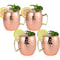 Hammered Copper Moscow Mule Mug Cocktail Wine Cup Plated Beer Cup Drinkware For Ramadan 5