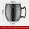 Hammered Copper Moscow Mule Mug Cocktail Wine Cup Plated Beer Cup Drinkware For Ramadan 8
