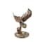 Anti-Oxidation Brass Owl Sculpture with Stable Base, Easy-Clean Decorative Gift