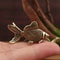 Lucky Animal Statue Miniatures Ornament Brass Goldfish Figurines Tea Pet Cute Gifts Desk Decoration