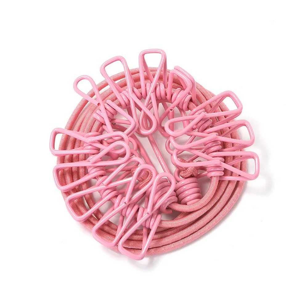 Vibrant Elastic Clips for Camping, RV, Beach, Travel & Dormitory – Lightweight & Portable