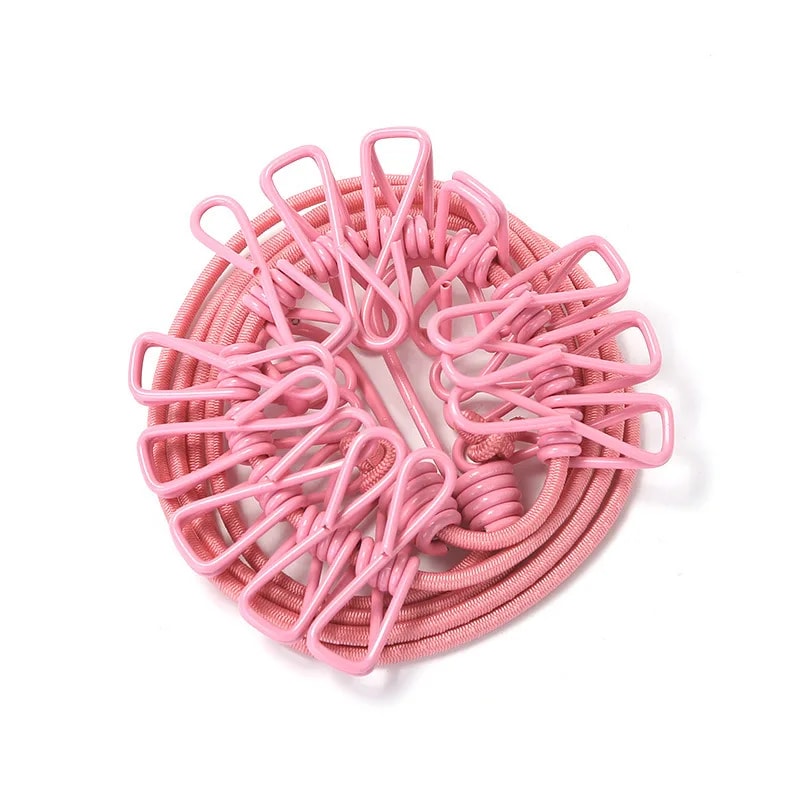 Vibrant Elastic Clips for Camping, RV, Beach, Travel & Dormitory – Lightweight & Portable