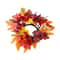 Autumn Floral Wreath, Maple Pumpkin, Thanksgiving Day Berry Harvest Decoration
