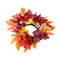 Autumn Floral Wreath, Maple Pumpkin, Thanksgiving Day Berry Harvest Decoration