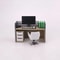 Filing Cabinet Computer Desk Chair Set Dollhouse Work Scene Model Miniature Office Home Decor 7