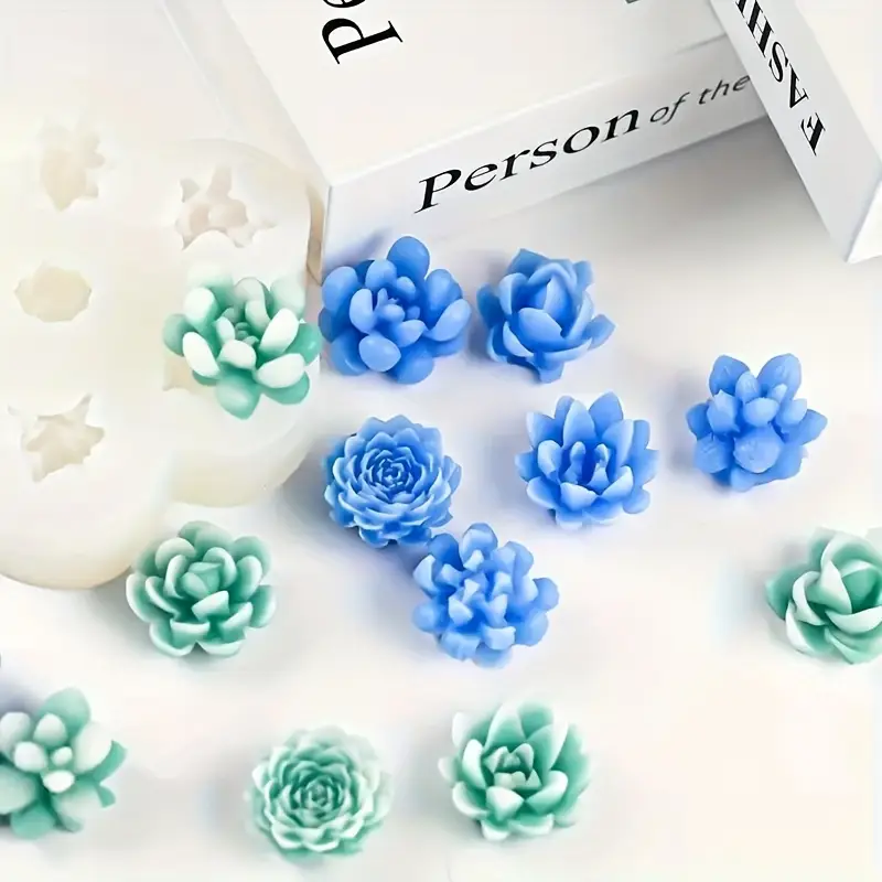 Silicone Mold for Flower Fragrance Styles DIY Candle Making & Home Decor Tool