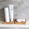 Wooden Soap Dish with Drainage, Multi-functional Bamboo Soap Holder for Bathroom, Sink, Shower Countertop