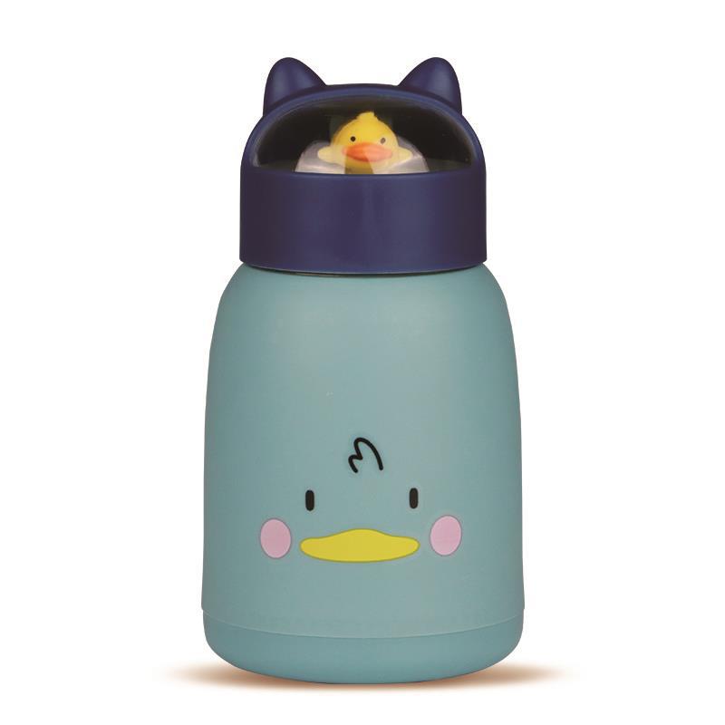 Leakproof Cartoon Animal Water Bottle, Cute Big Belly Design, Portable Student Gift Glass Cup