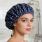 Waterproof Hair Care Bathing Accessory, Floral Print Shower Cap for Women, Adjustable Spa and Swimming Use Cap