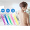 Comfortable Grip Body Scrubber Tool for Home Shower, Deep Back Exfoliation Cleansing