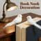 Vintage White Peace Dove Figurines, Simulation Bird for Home Table, Garden Decor Gift