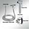 High Pressure Stainless Steel Handheld Bidet, Toilet Cleaning Sprayer Set for Anal Wash