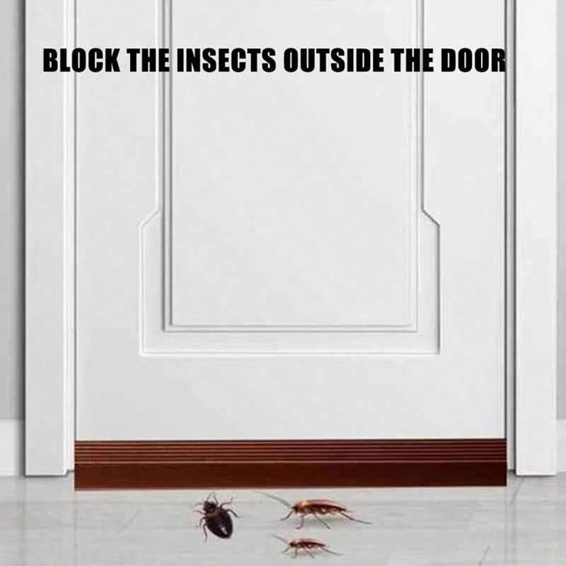 Sealing Strip for Wooden Doors, Sliding Windows, Glass Doors – Self Adhesive and Windproof