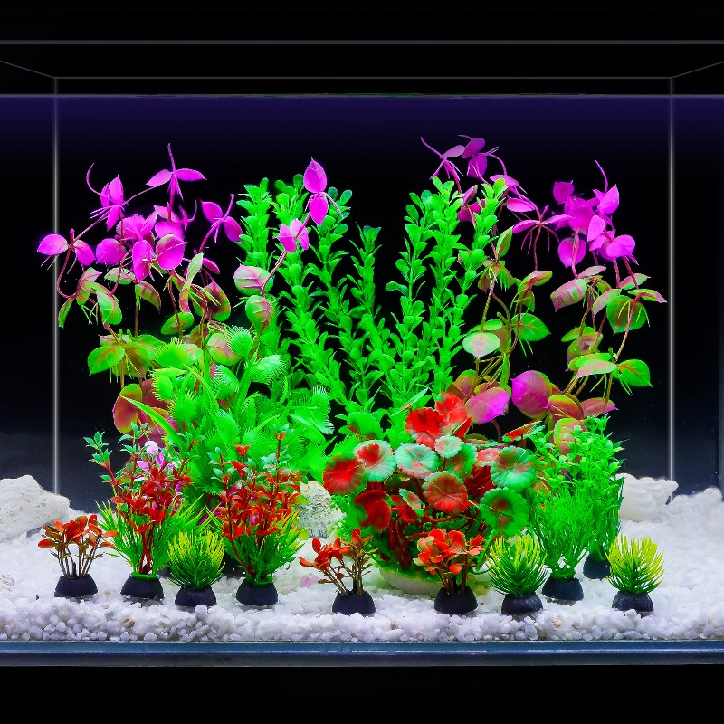 Artificial Aquatic Plants, Green Grass for Aquarium Landscaping Decor